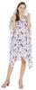 Moomaya Women  s Short Hoodie Kaftan Loose Tunic Kimono Sleeve Mini Beach Cover Up