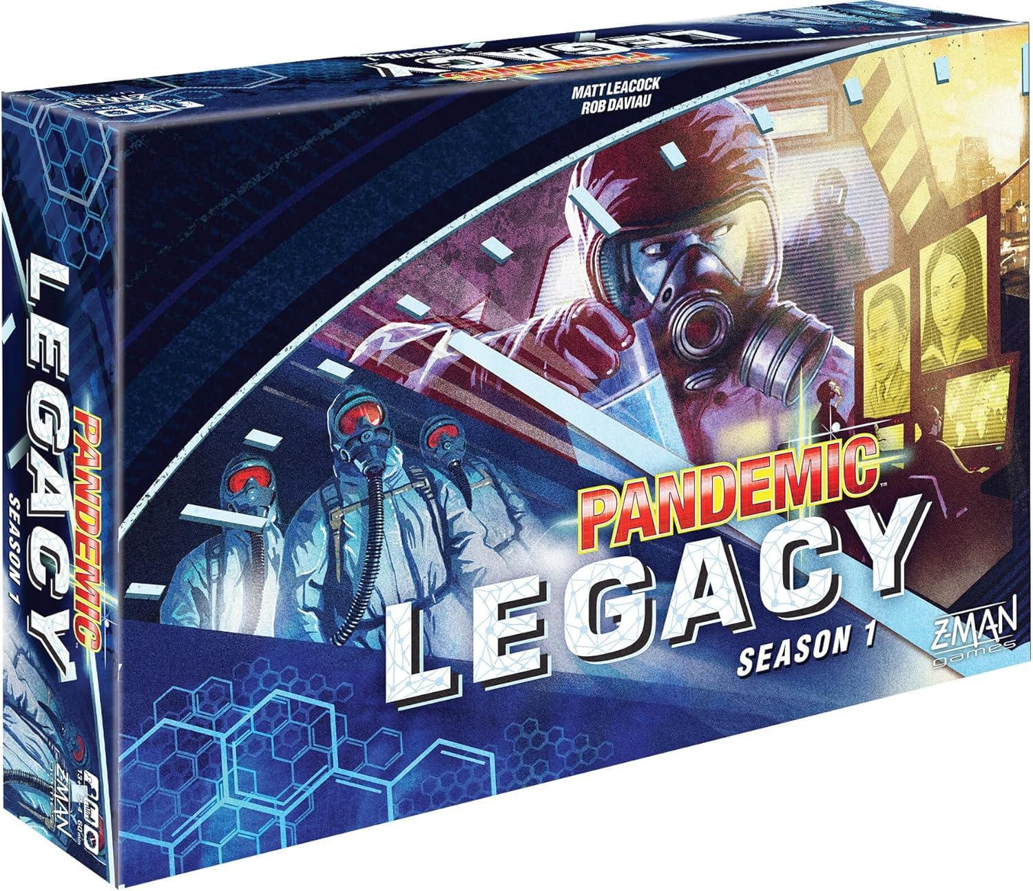 

Games Pandemic Legacy Season 1 Blue Edition Board Adult Family Cooperative Board Game for Ages Average Play Time 60 Minutes Z-Man Game, & 13+, 2-4