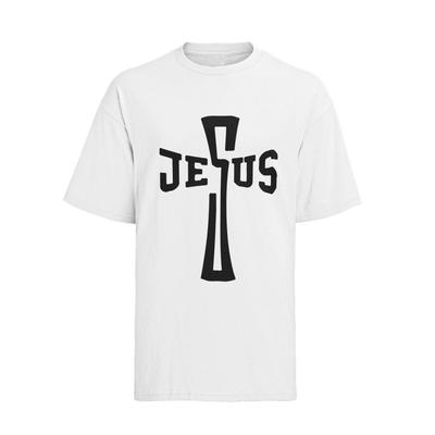 Men's T-Shirt Organic Cotton Jesus Is King God Bible Love Pray Church Faith