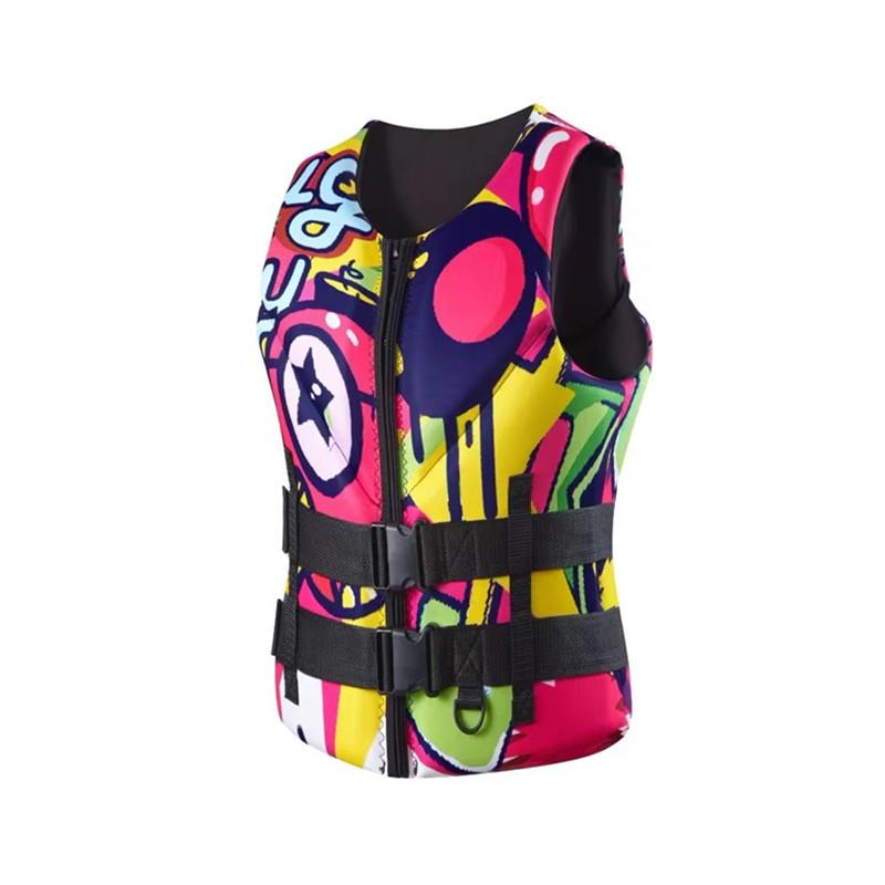 Vestă de salvare din neopren 2025 Outdoor Sporturi Acvatice Vestă de Flotabilitate Vestă de Pescuit Înot Surfing Drifting Caiac Flotabilitate Sigur