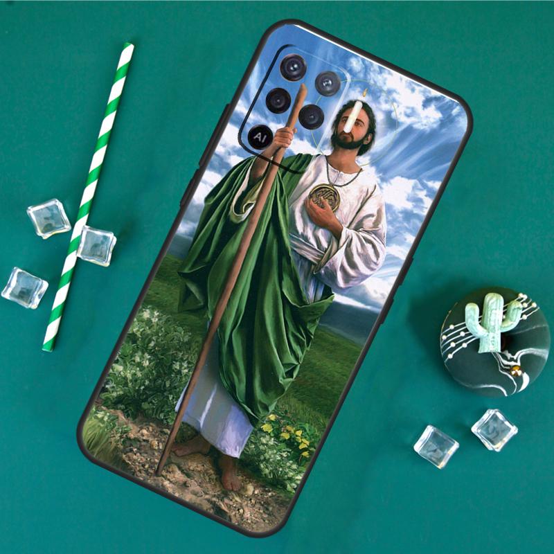 San Judas Case For Oppo A40 A60 A80 A16 A76 A96 A18 A38 A58 A78 A98 A91 A15 A17 A74 A94 A54 A57S Cover