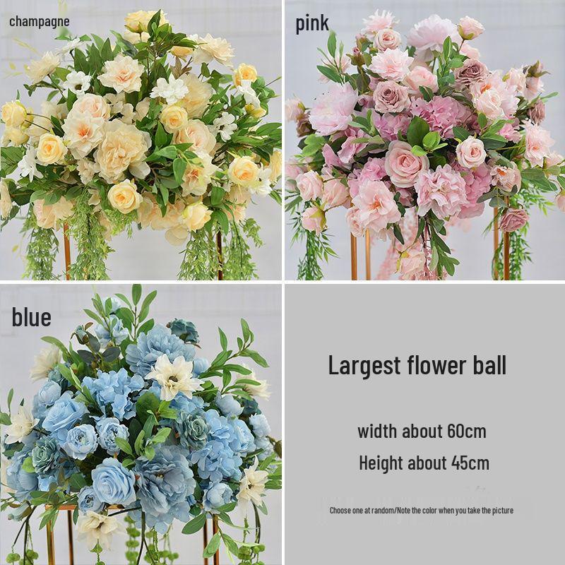 Geometric Iron Art Wedding Flower Ornaments for Venue Decoration