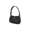 Gucci Aphrodite Gold Finish Double G Logo Zipper Closure Leather Underarm Bag Mahjong Bag Handbag Shoulder Bag Women's Black