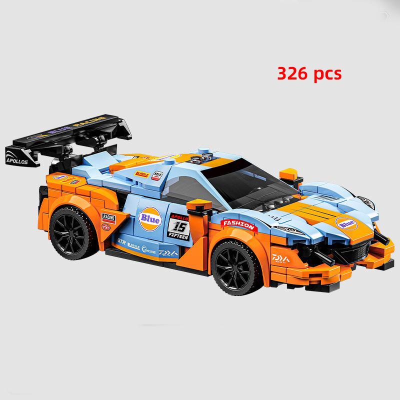 Technické Rychlé Auto Městské Vozidlo Závodní Vinylové Auto Stavebnice Sada Sportovní Auto Garáž MOC Kreativní Hračky Vzdělávací Dárek