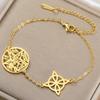 Adjustable DIY Bracelet With Pentagram Witch Knot And Multi Accessories Hand Rope Chain Combination Jewelry For Women