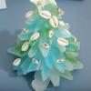 Resin Christmas Tree Ornament Ocean Theme DIY Stylish Christmas Tree Decoration for Window Tabletop