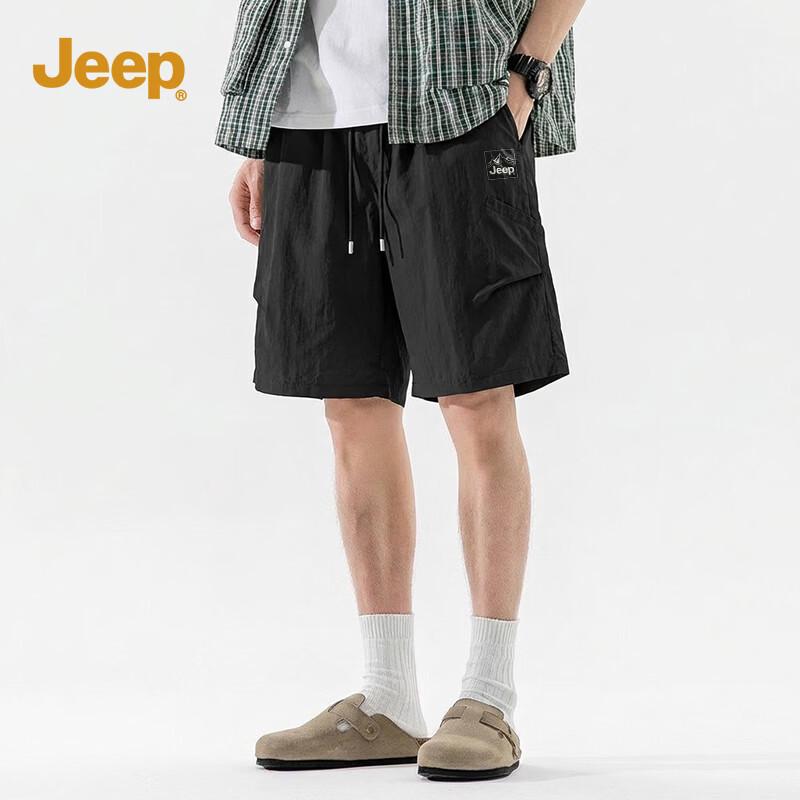 JEEP Men s Lightweight Summer Drawstring Shorts 3XL