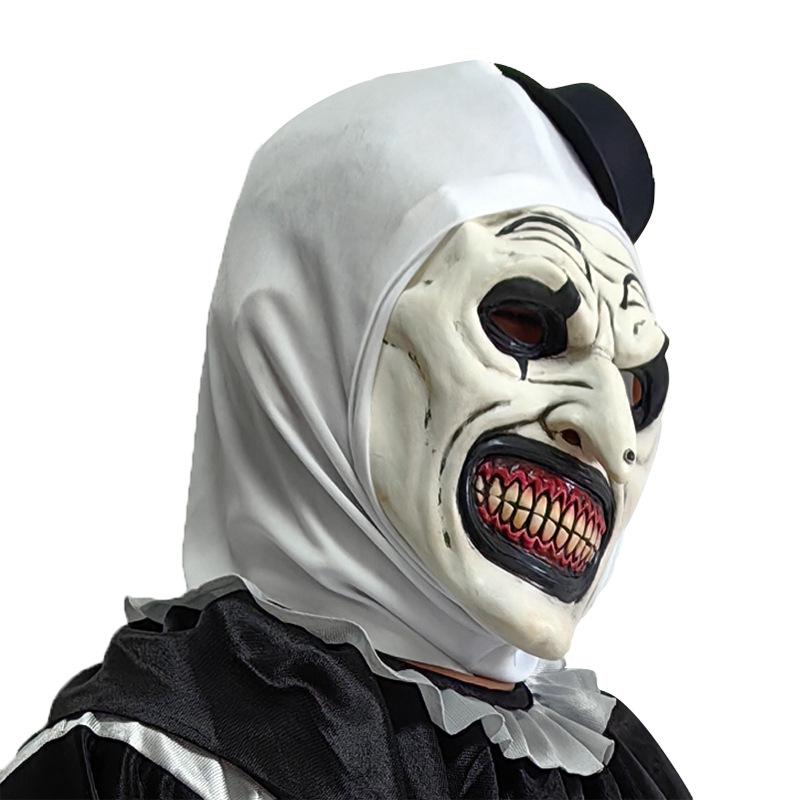 Horror Clown Masker, Film Kostuum Feest Attributen, Halloween Latex Bloedbespatte Clown Hoofddeksel