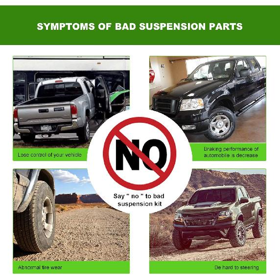 SCITOO 2pcs Suspension Kit 2 Front Drive Passenger Stabilizer Sway Bar Link fit 2000 2001 2002 2003 2004 for Nissan Xterra K90389