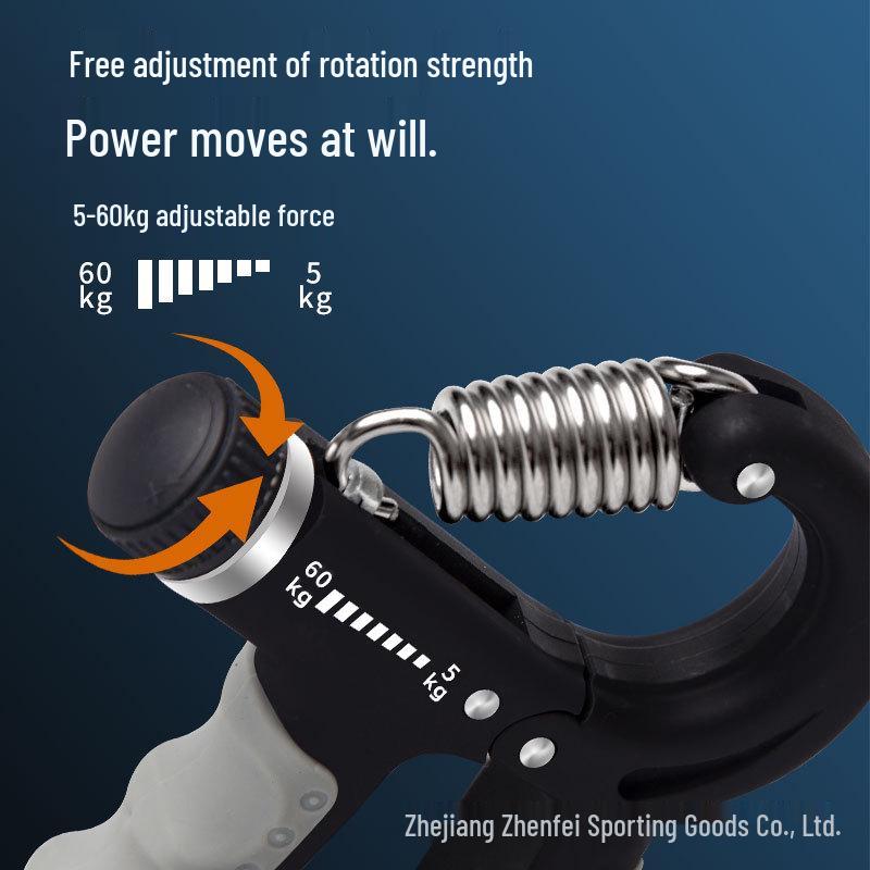 Adjustable Hand Gripper with Counter for Finger, Wrist, and Arm Strength Training