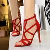 Sexy Nightclub Open Toe Stiletto Sandals – Summer Fashion Women's Shoes (Sizes 33-40)