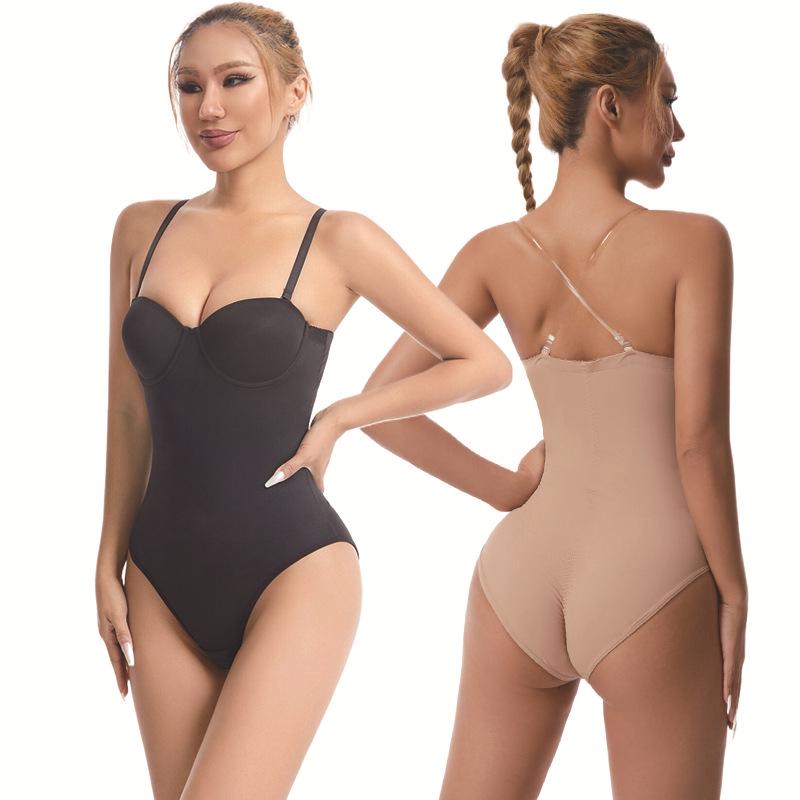 Plus Size Strapless Underwire Body Shaper: Seamless Waist & Abdomen Slimming Underwear for Special Occasion Dresses