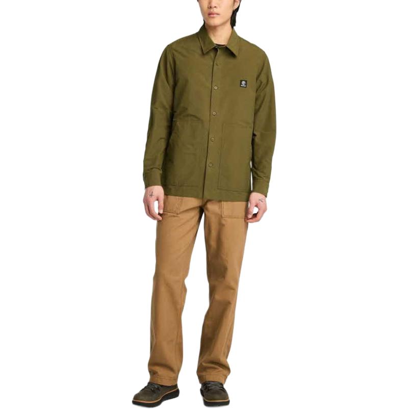 Timberland Shirts Men's Khaki Lapel Moderate TB0A5M3J3021