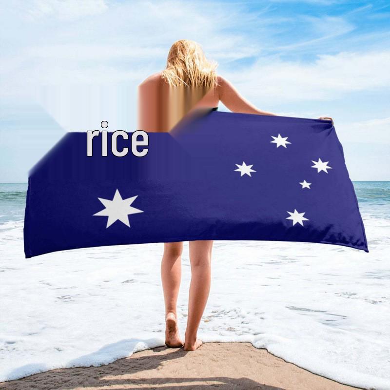 Weltmeisterschaft Nationalflagge Schnelltrocknendes Mikrofaser Strand- & Badetuch