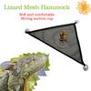 Reptile Hammock Lounger Ladder Accessories Set for Large Small Bearded Dragons Anole Geckos Lizards or Snakes Reptile Accessorie