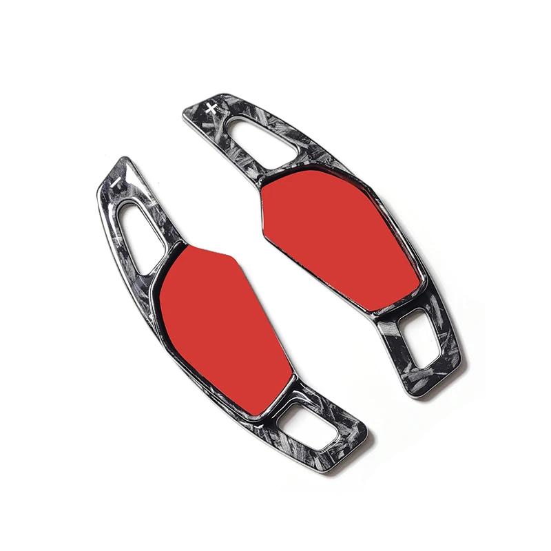 For Skoda Octavia A8 MK4 ENYAQ RS IV VRS Kodiaq Karoq 2020-2022 Car Steering Wheel Shift Paddle Extend Shifters Sticker DSG Gear