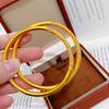 Wheat Heritage Bracelet Women's Niche Light Luxury High-end Curly Grass Pattern Bracelet