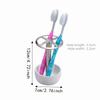 Hollow Out Design Toothbrush Holder Stainless Steel Cosmetic Brush Storage Rack  Bathroom