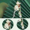 [Miaomyao] Kanzashi (hair ornament), single piece, for Japanese clothing, yukata, kimono, pearl, jade, golden branch and leaf design, silver hair