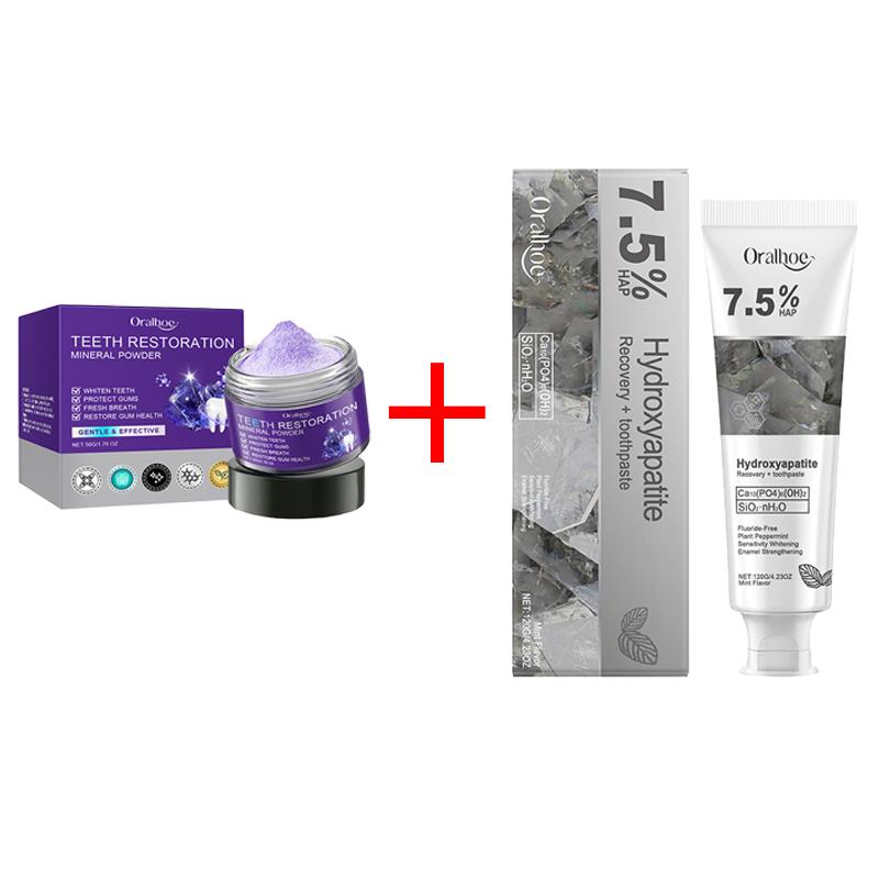 

Восстановление зубов Минеральный порошок Свежее дыхание Отбеливание Восстановление Эффективное укрепление зубов и десен