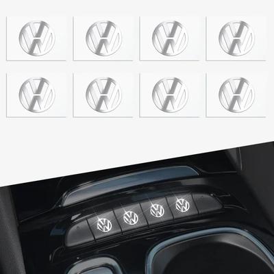 B6 VW Dla Volkswagena 2/5/10 szt. Metalowe Naklejki z Logo Samochodu Dekoracyjne Emblematy Dla Volkswagena GOLF 5 Tiguan Polo Golf 6 Golf 7 Jetta Mago