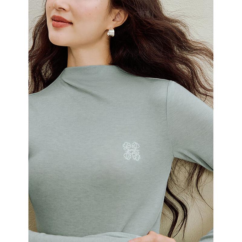 Inman Women's Lyocell Wool Blend Slim-Fit Base Layer T-Shirt