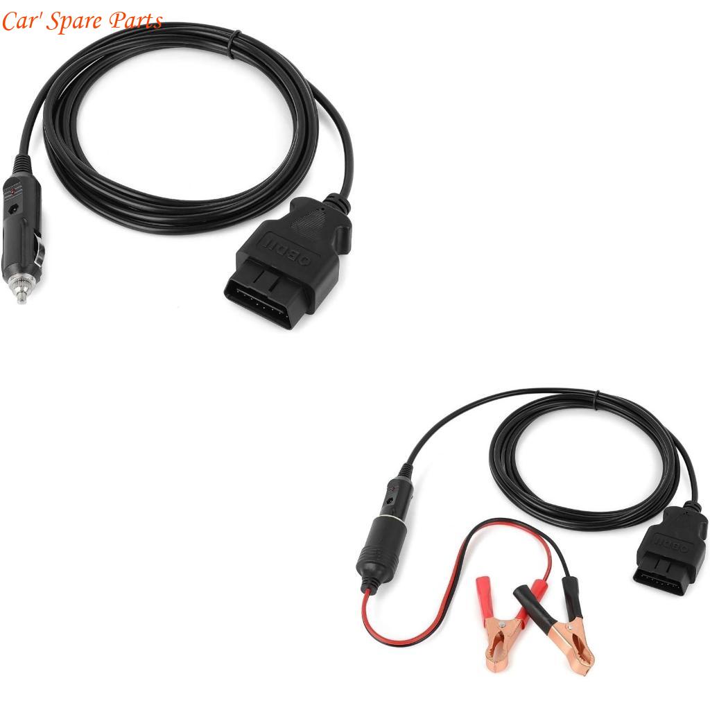 

Y4UA OBDII Vehicle Emergency Power Supply Cable Connector Memory Saver with Two Clips China Mainland