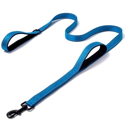 MOE Cão Cão Grande e Médio 2 Longo Nylon Refletivo Caminhada Treino Refletivo Treino de Cão Guia Guia, Guia, Alças, Ajustável, Guia, Material,