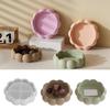 Silicone Crafting Mold Flower Shape Trays Moulds Jewelry Making Tool Artistic Dish Molds Suitable for Home and Parties