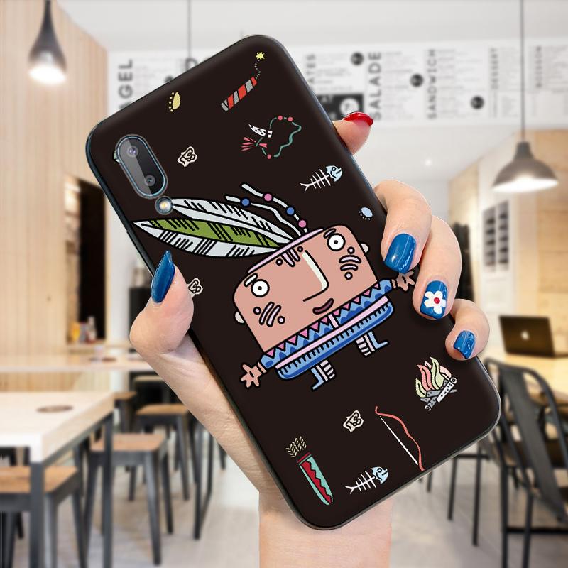 Cartoon Boho Wild Man Indian Chief Tribe Soft Silicone TPU Case Cover