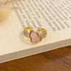 New Chinese Enamel Oil Pattern Ring Light Luxury High Sense Internet Celebrity Foreign Style Versatile Ring