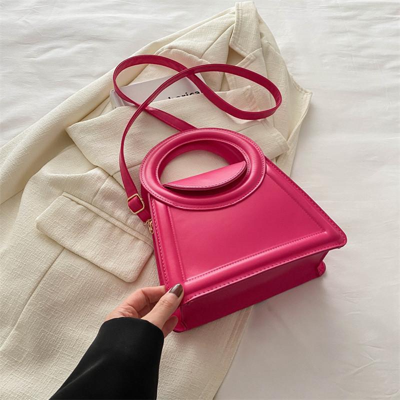 Stylish Spring Fashion Pu Leather Handheld And Shoulder Bag For Women In Chic Colors