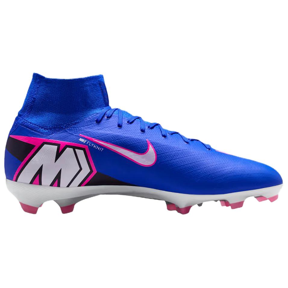 Nike Zoom Mercurial Superfly 10 Pro FG Racer Blue Unisex Cleats White HF9433-446