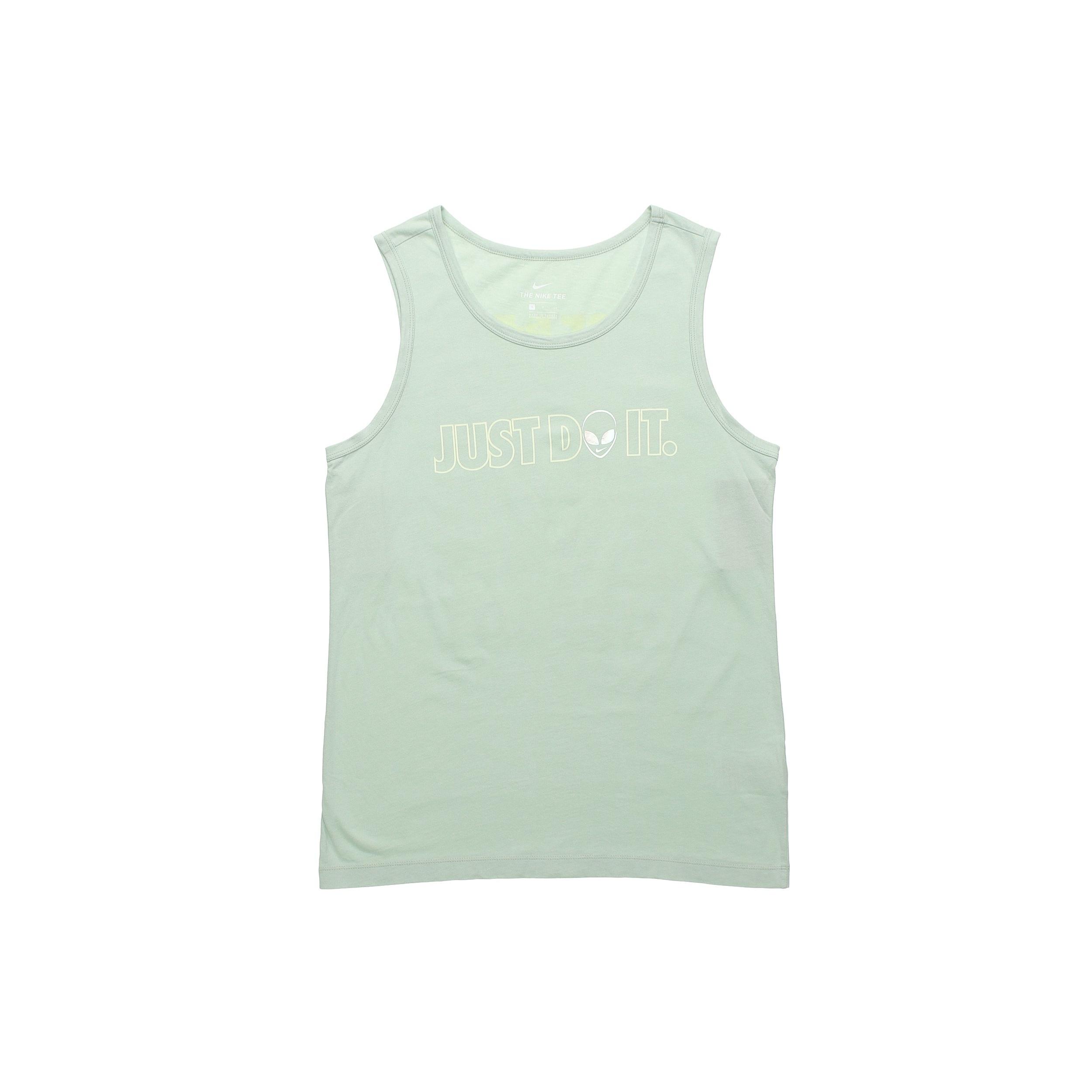 Nike Sportswear Alien Printing Sports Vest Green Light green Men s CT6882-321 M