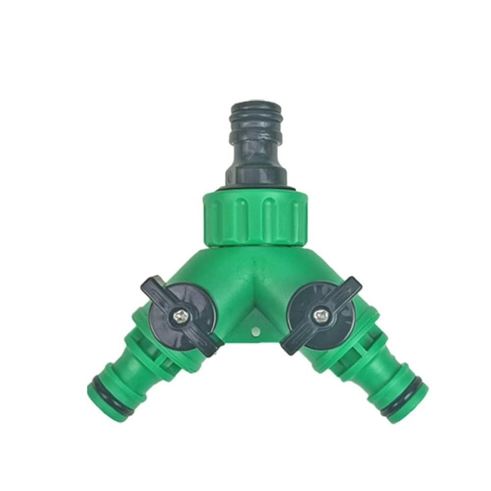 5pcs ABS Three-Way With Switch Valve Water Divider Four-Way Water Pipe Quick Connector Hose Adapter Scalp Pipe Connection