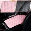 Tallew 8 Pcs Pink Cute Car Accessories Set Includes Steering Wheel Cover 2 Seat Belt Shoulder Pad Auto Center Console Pad 2 Cup Holders 2 Bling Start