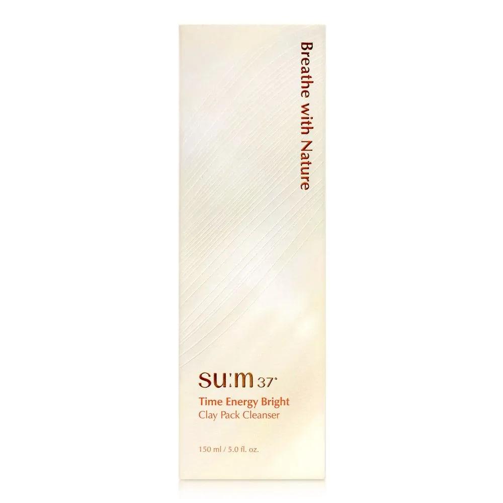 SUM37 Time Energy Bright Clay Pack Cleanser 150ml Daily Pore Cleansing Foam Cleanser