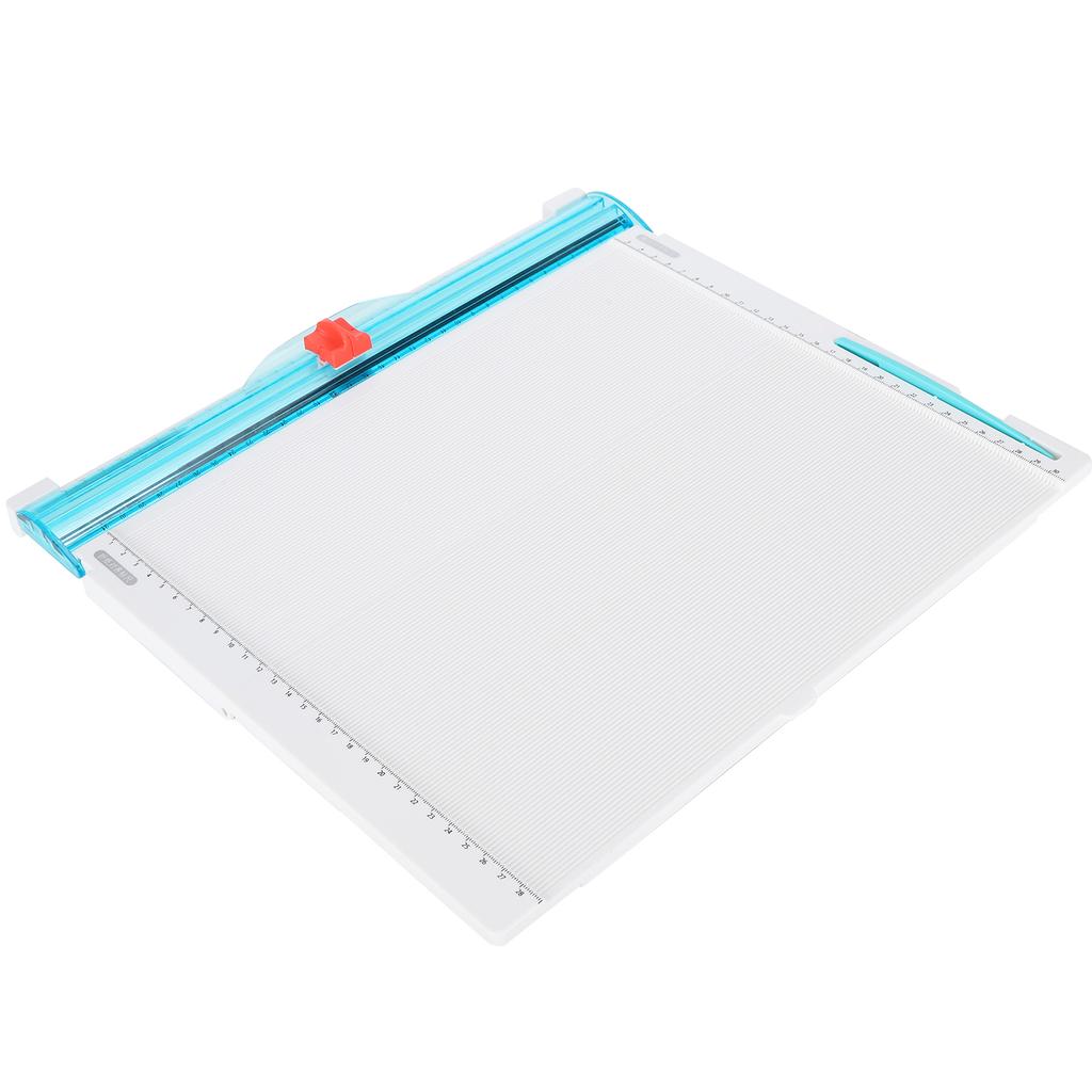 Paper Cutter Origami Manual Scale Cutting Tool with Scratch Knife Portable Photo Trimmer