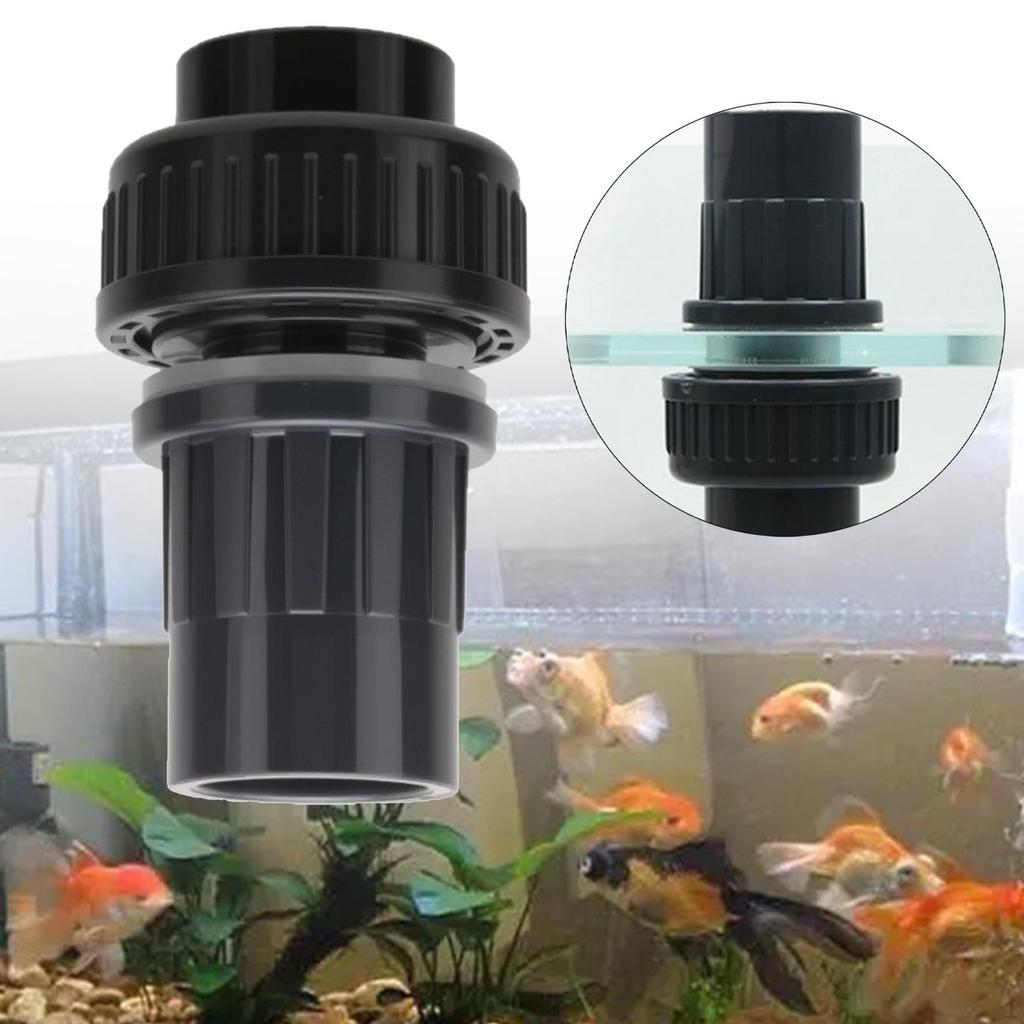 Aquarium Water Tube Connector Adapter Drain Fitting for Park Rain Barrel Patio Irrigation