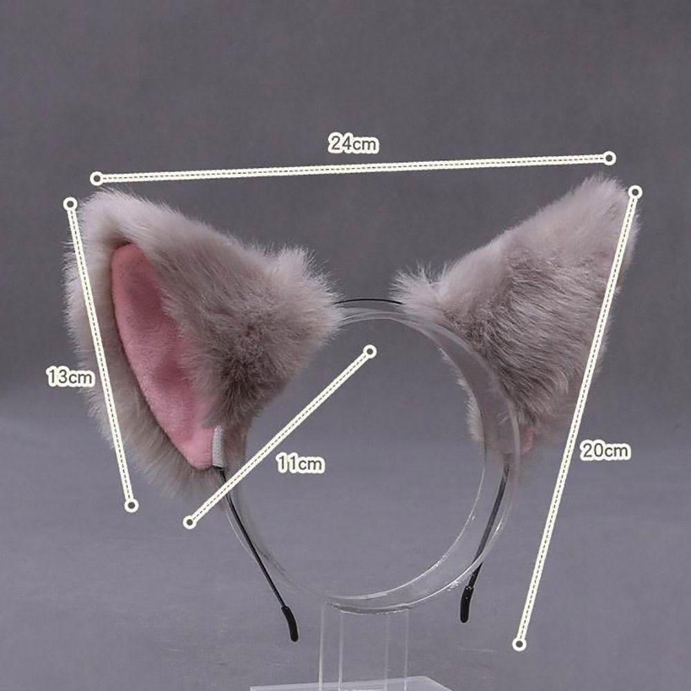 Cat Ear Ear Hair Bands Furry Animal Headwear Fashion Hair Accessories Halloween