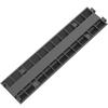 Cable Protector Ramp, 4 Packs 2 Channels Speed Bump Hump, Rubber Modular Speed Bump Rated 11000 LBS Load Capacity, Protective Wire Cord Ramp Driveway