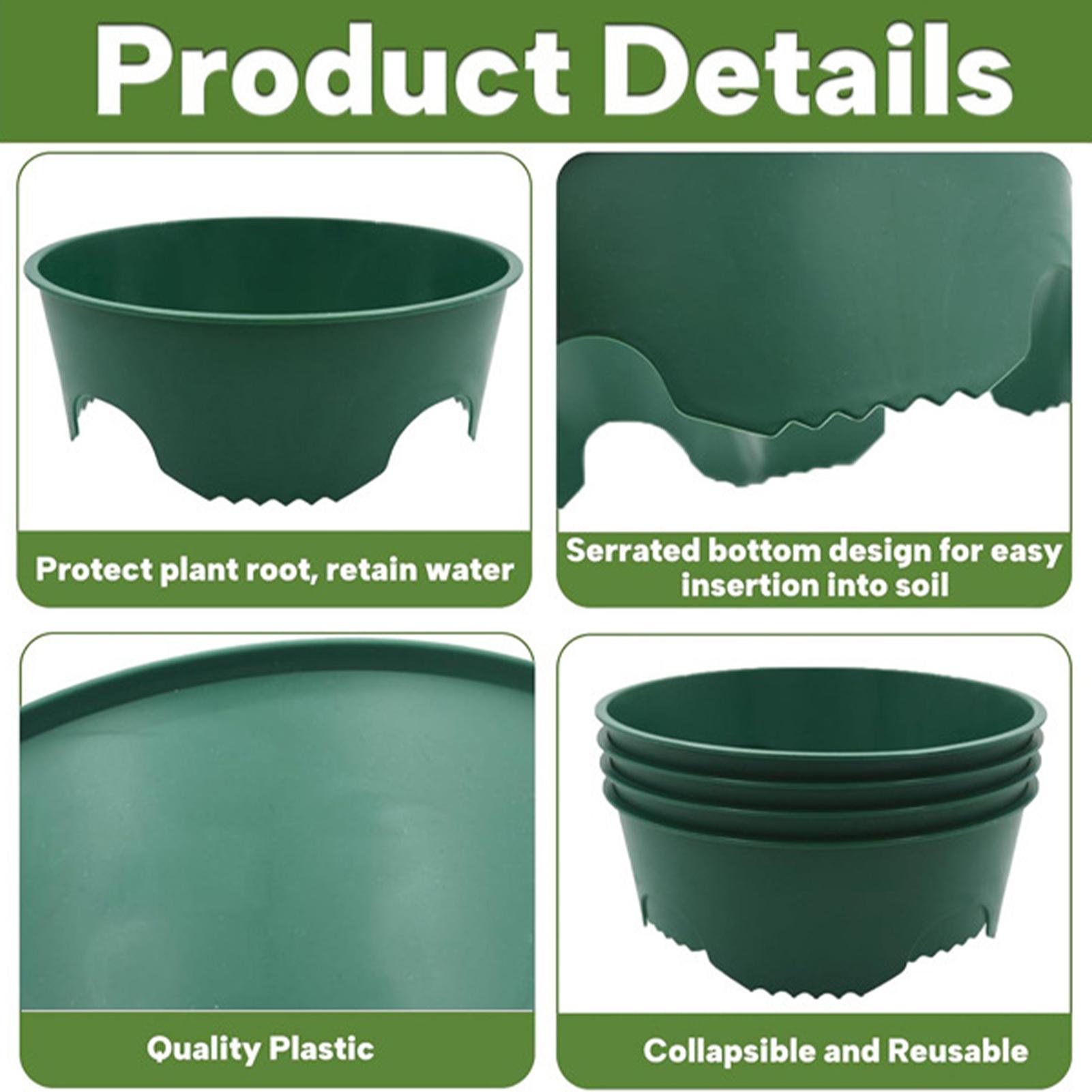 

Plant Isolation Growing Ring Garden Plant Ground Protection Rings Circular Plant Support Ring for Vegetables Flowers Trees CN