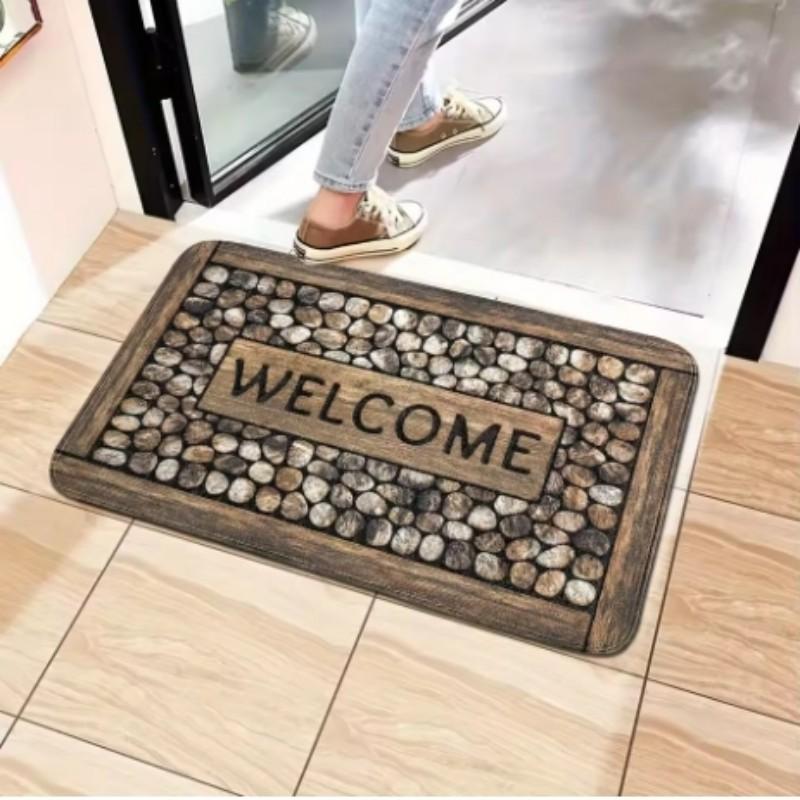 Geometrisches Muster Eingang Willkommensmatte Badezimmer Rutschfeste Bodenmatte Wohnzimmer Flur Teppich Heimdekoration