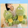 Green Cartoon Dinosaur Plush Doll Childrens Birthday Gift Toy Decoration Room