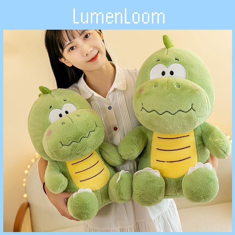 Green Cartoon Dinosaur Plush Doll Childrens Birthday Gift Toy Decoration Room