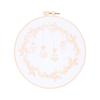 Needle Punch Sewing Accessories Xmas Embroidery Cross Stitch Kit Embroidery Hoop Christmas Ornament