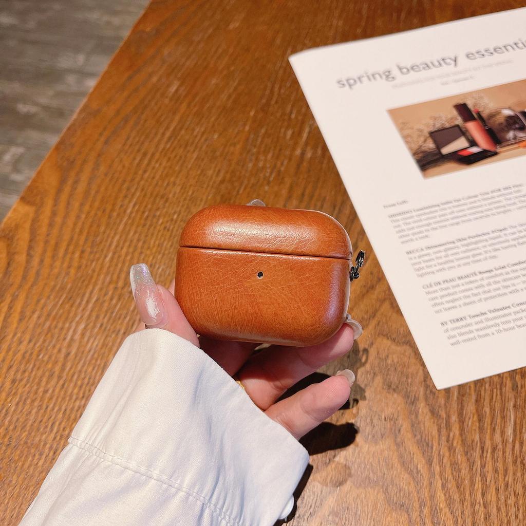 Leather-Style Waterproof Protective Case for AirPods Pro 2