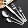 Stainless Steel Silver Dinner Dinnerware Knife Fruit Fork Spoon Cutlery Kitchen Wear Resistant Tableware Silverware
