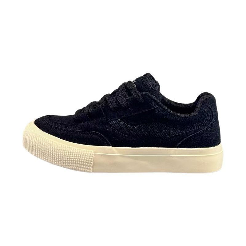 

2025 Spring and Autumn New Hong Kong Style Retro Casual Fashion Sports Increase Youth Bread Tide Board Shoes One 2025 39