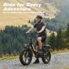 BURCHDA U8 1500W Fat Tire Electric Bike, 48V 31.5Ah Long Range Step-Thru E-Bike for City Commute & Off-Road